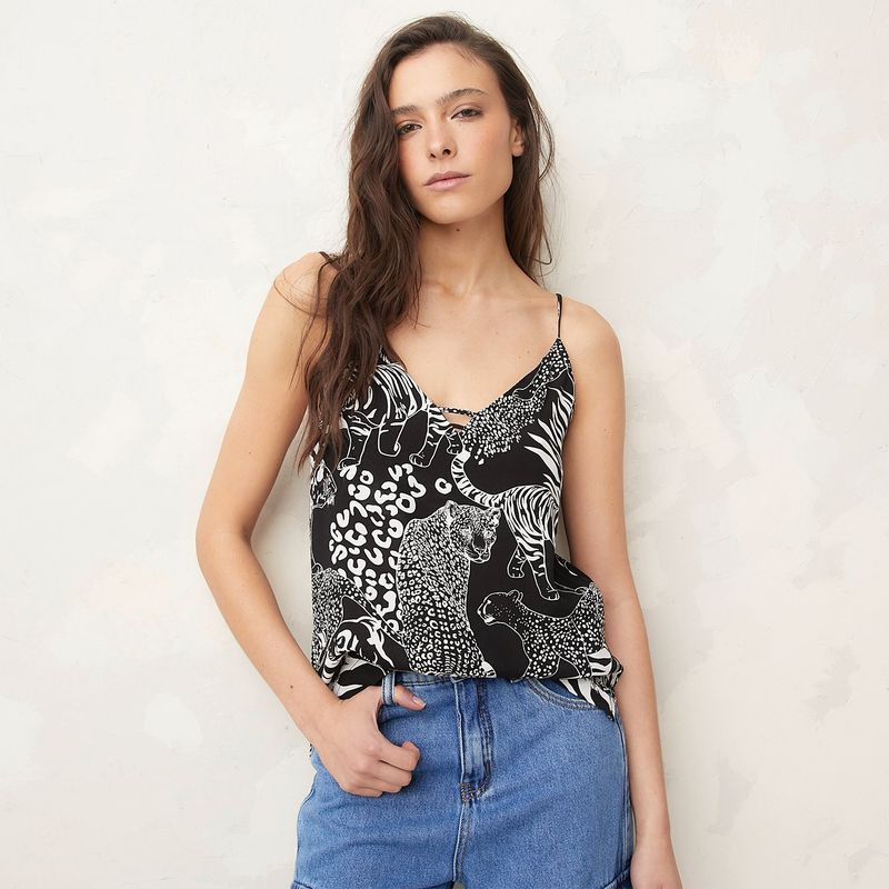 AMERICANINO - Blusa Sin Mangas Mujer Americanino