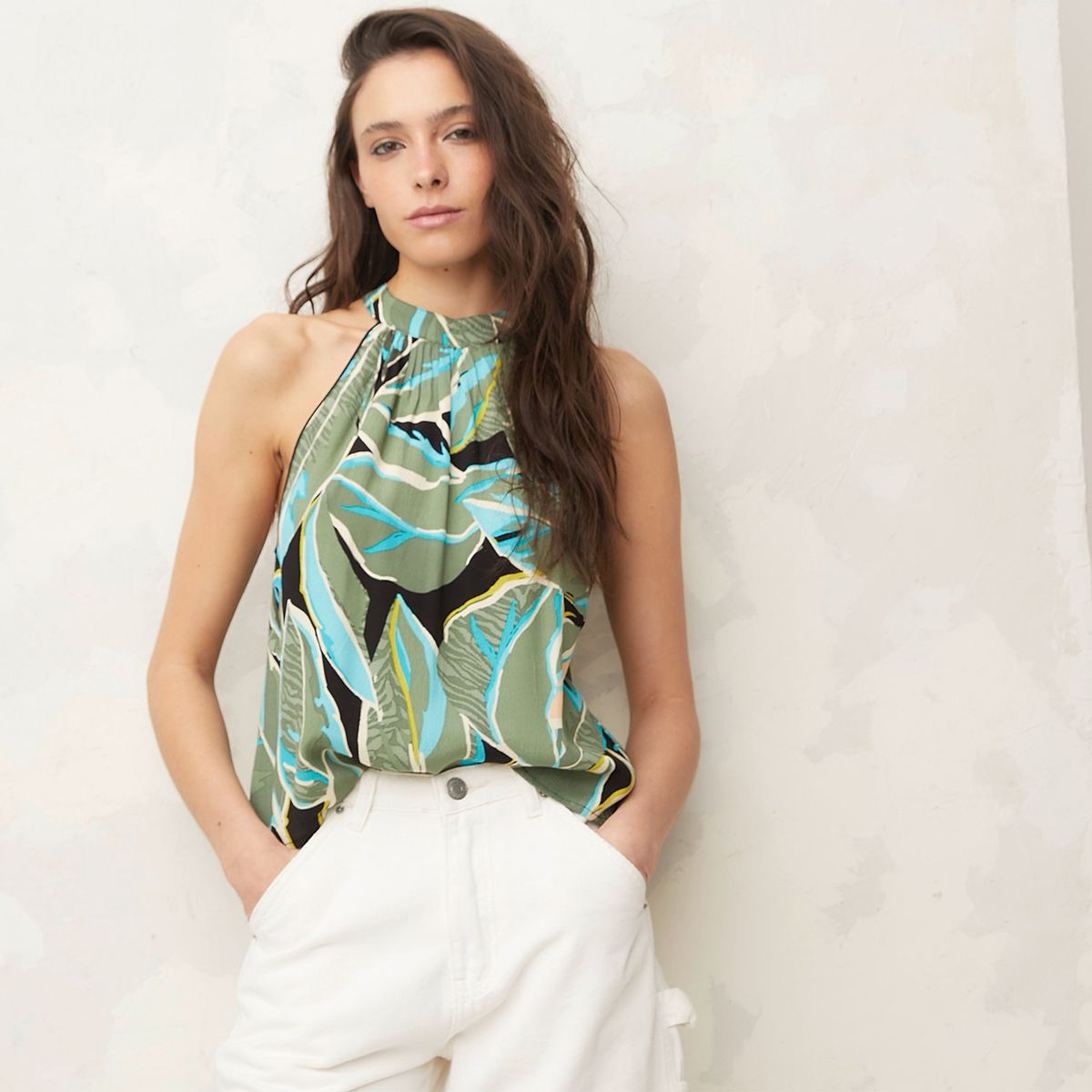 AMERICANINO - Blusa Sin Mangas Mujer Americanino