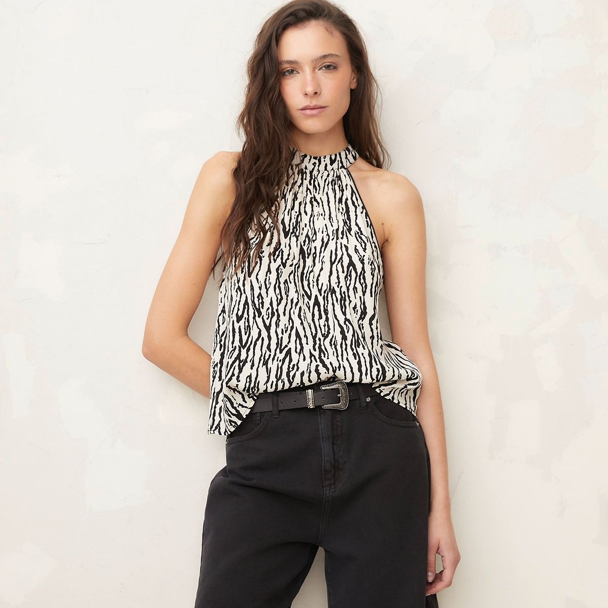 AMERICANINO - Blusa Sin Mangas Mujer Americanino