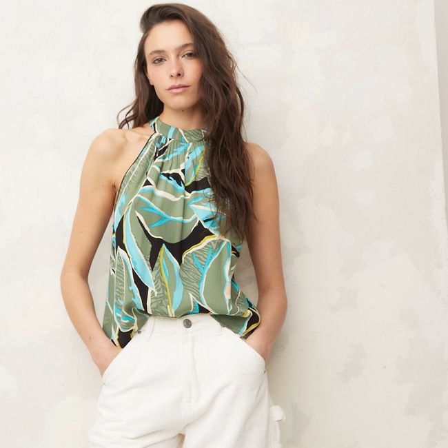 AMERICANINO - Blusa Sin Mangas Mujer Americanino