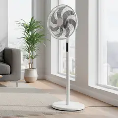WURDEN - Ventilador de Pedestal 12 Velocidades con Control Remoto
