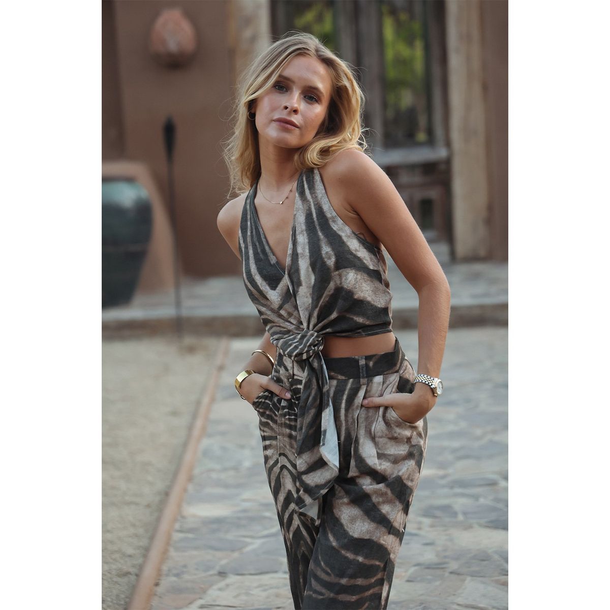 SYBILLA - Blusa Sin Mangas Mujer Sybilla Por Paula Mekis