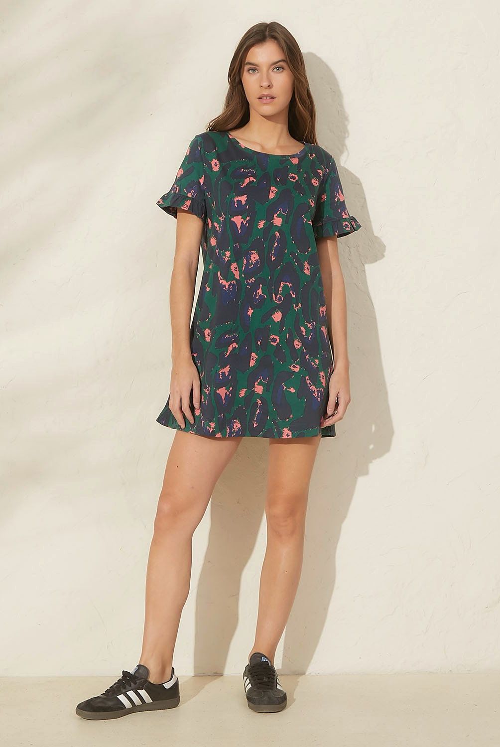 BASEMENT - Vestido Casual Algodón Mini Mujer