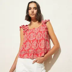 BASEMENT - Blusa Manga Corta Mujer
