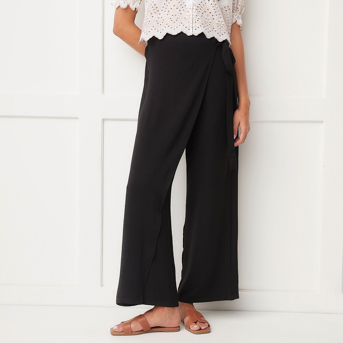 BASEMENT - Pantalón Basement Mujer Estilo Casual Diseño Liso