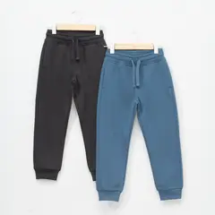 YAMP - Pack 2 Pantalones De Buzo Afranelado Niño