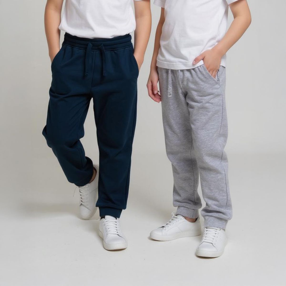 YAMP - Pack 2 Pantalones de Buzo Afranelados Niño Yamp