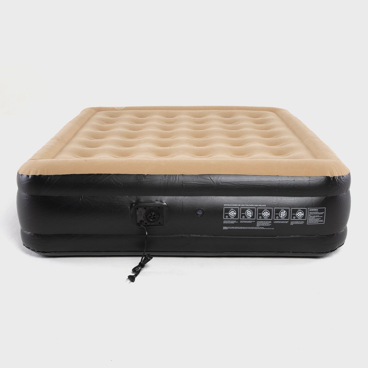 DOITE - Colchón Inflable Electrico High Palace Queen Beige Doite