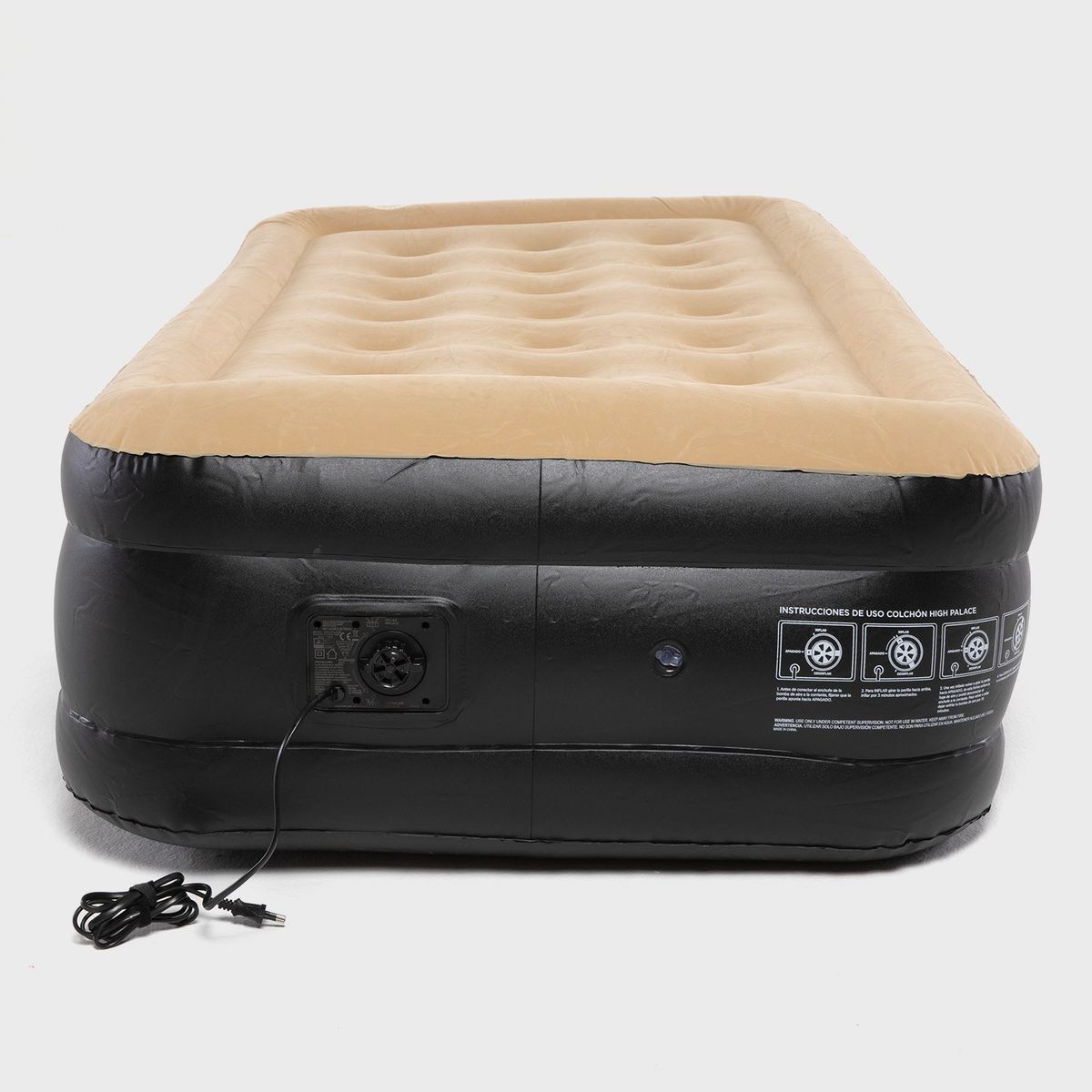 DOITE - Colchón Inflable Electrico High Palace Twin Beige Doite