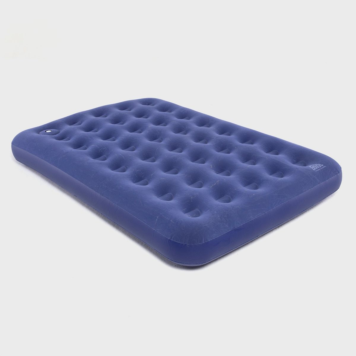 DOITE - Colchón Inflable Tuscany Doble/Dos Plazas Inflador De Pie Azul Doite