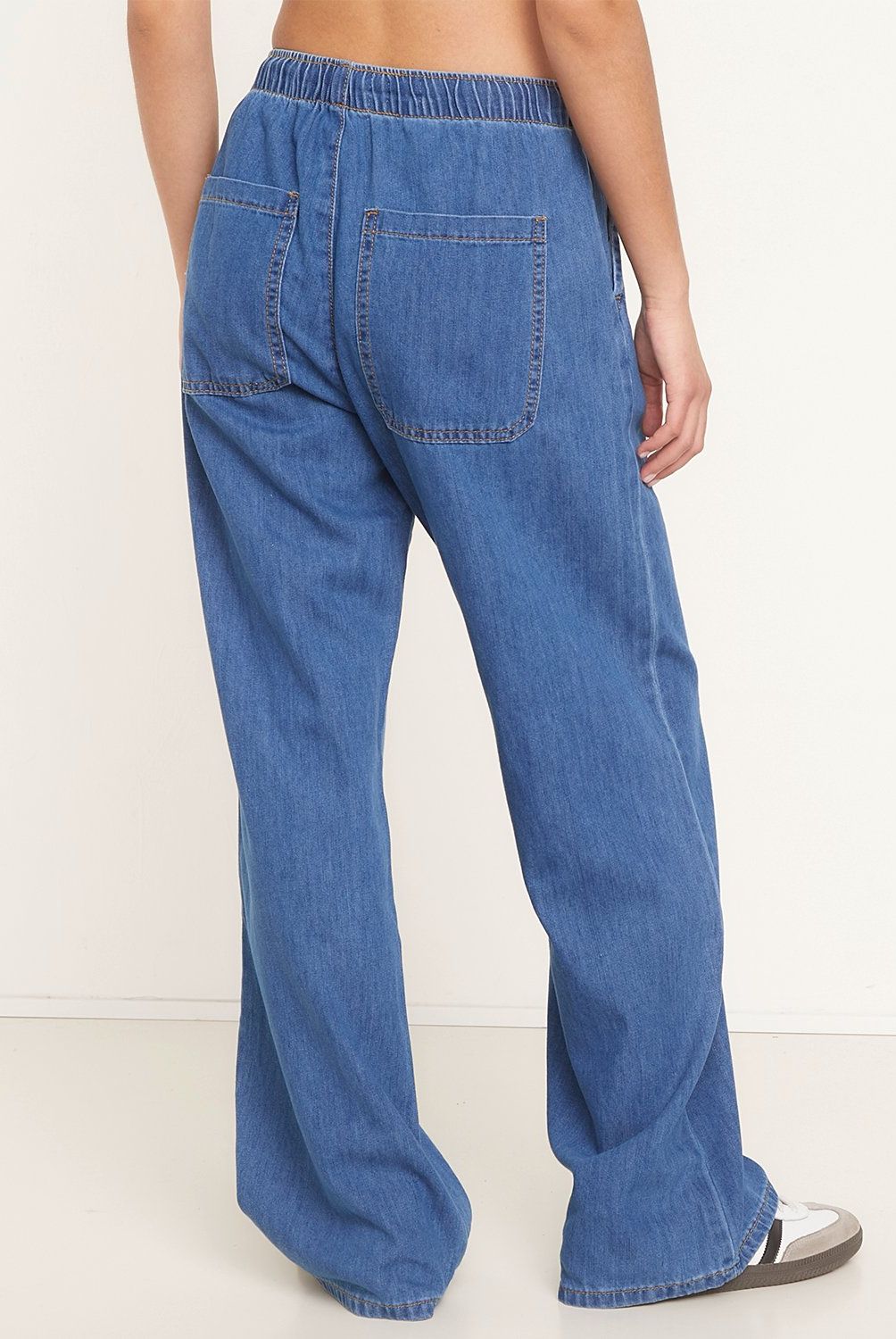 SYBILLA - Jeans Pijamero Wide Leg Sybilla Algodón Mujer