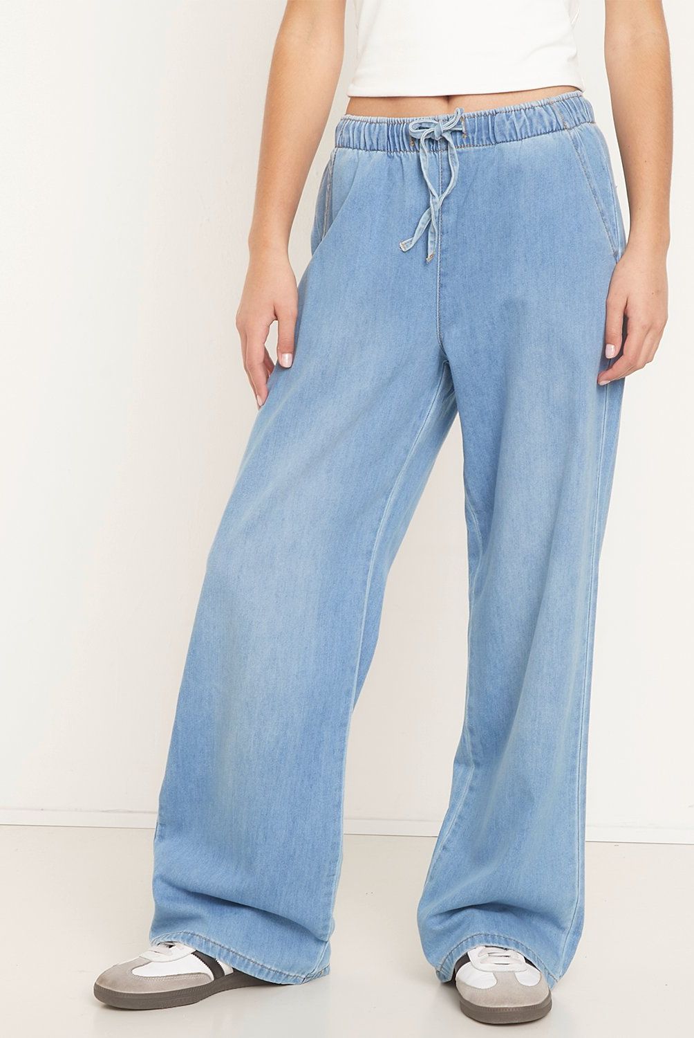 SYBILLA - Jeans Pijamero Wide Leg Sybilla Algodón Mujer