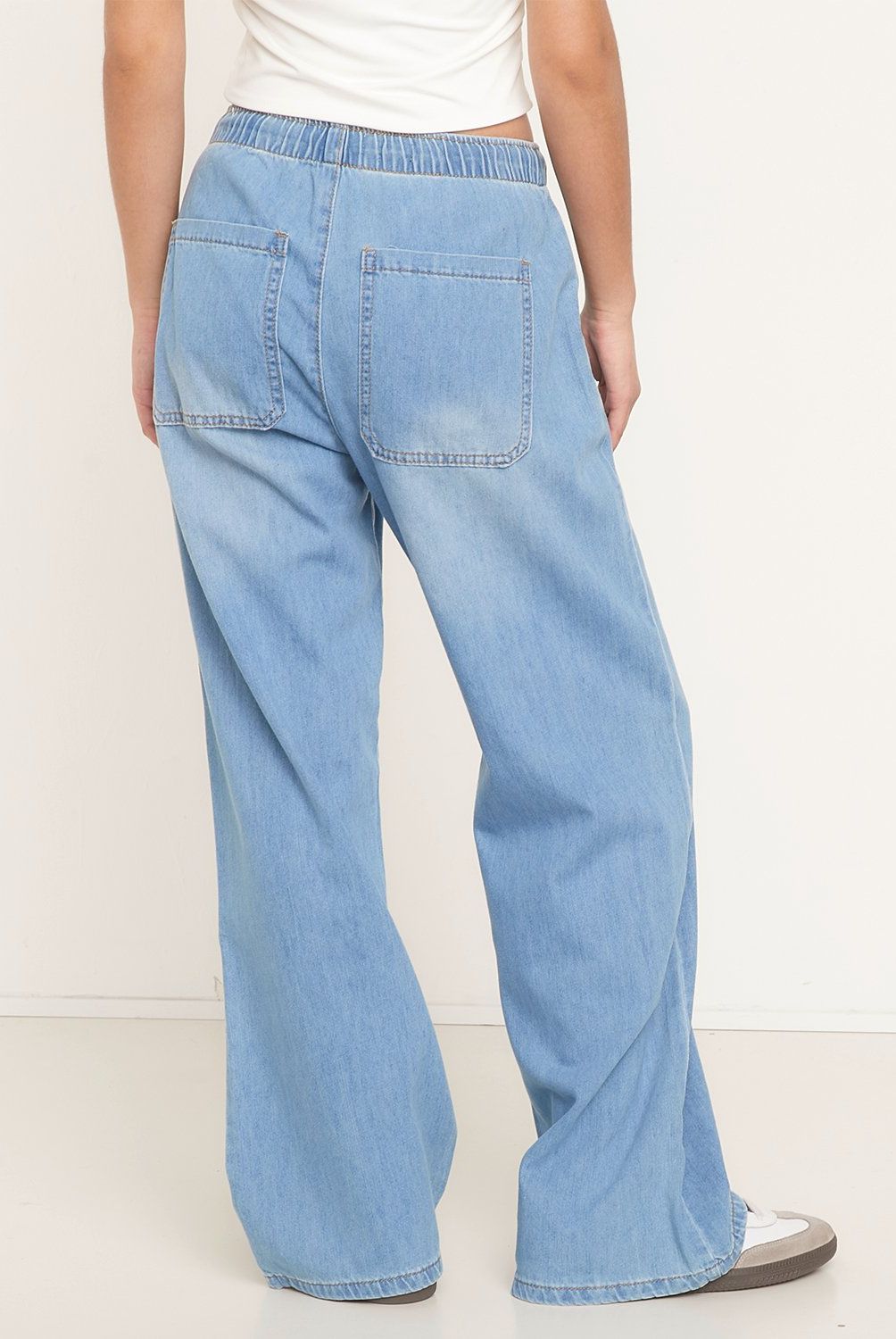 SYBILLA - Jeans Pijamero Wide Leg Sybilla Algodón Mujer