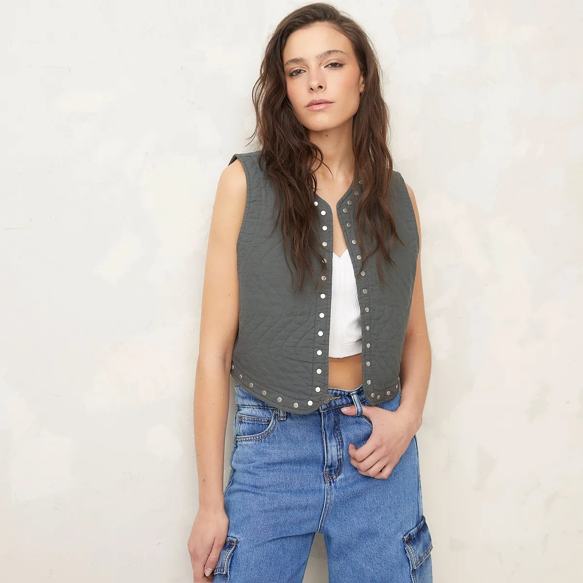 AMERICANINO - Chaqueta Vest Mujer Americanino