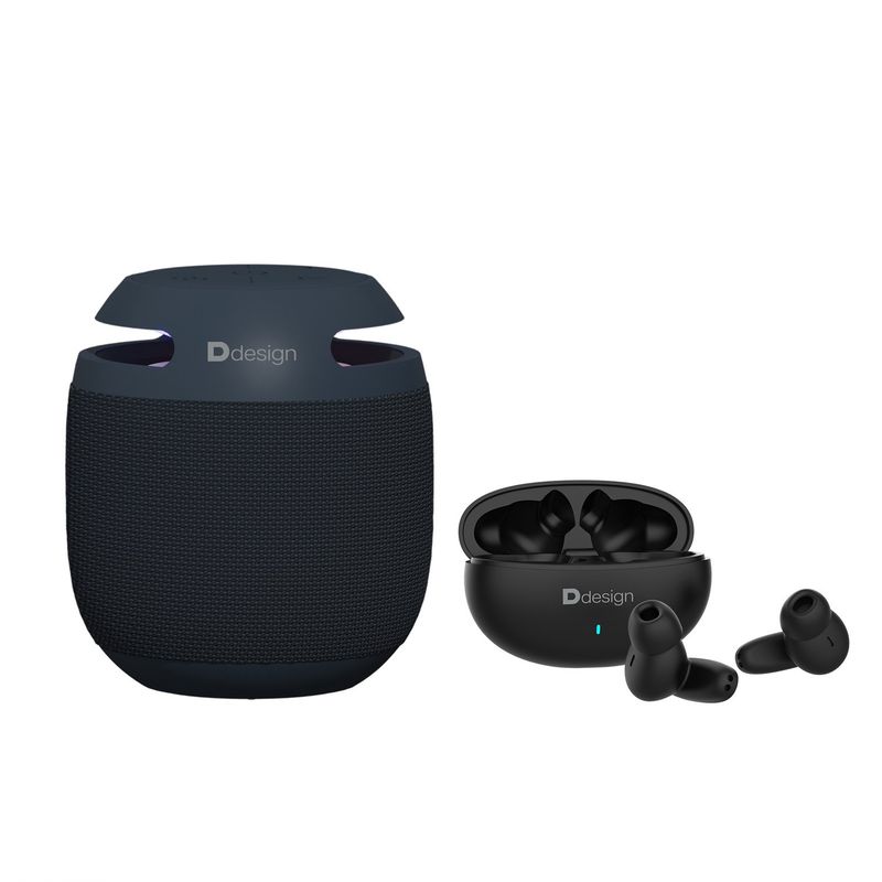 DDESIGN - Parlante y Audífonos Bluetooth Ddesign DDP-PKSOUND-AN Negros