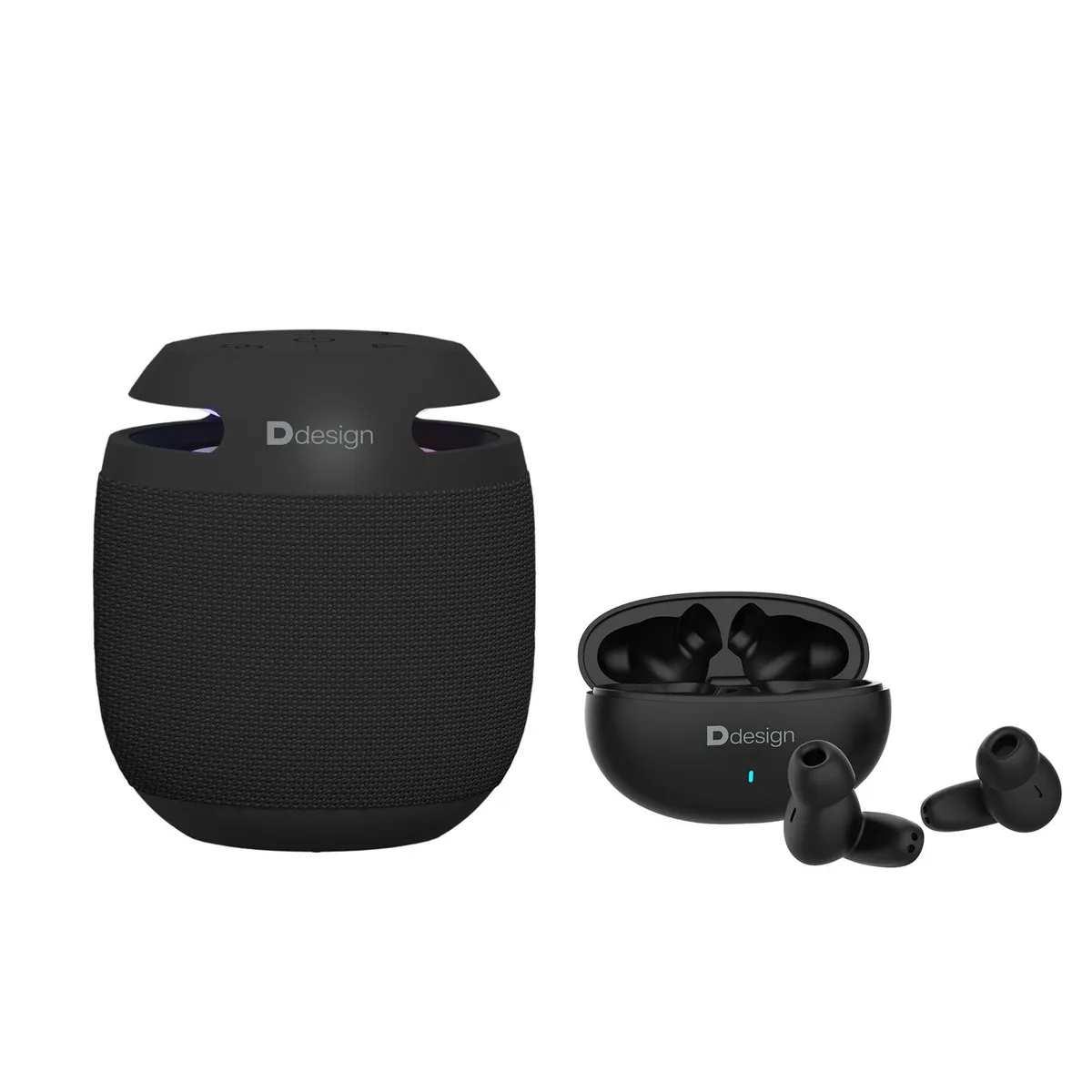 DDESIGN - Parlante y Audífonos Bluetooth Ddesign DDP-PKSOUND-NN Negros