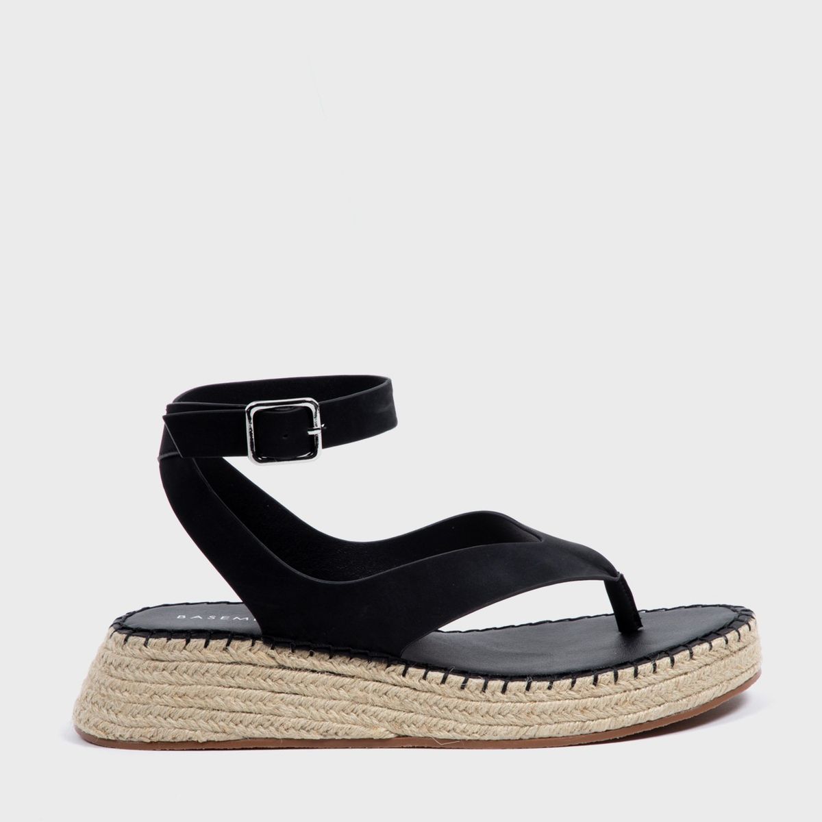 BASEMENT - Sandalia Mujer Negro Basement