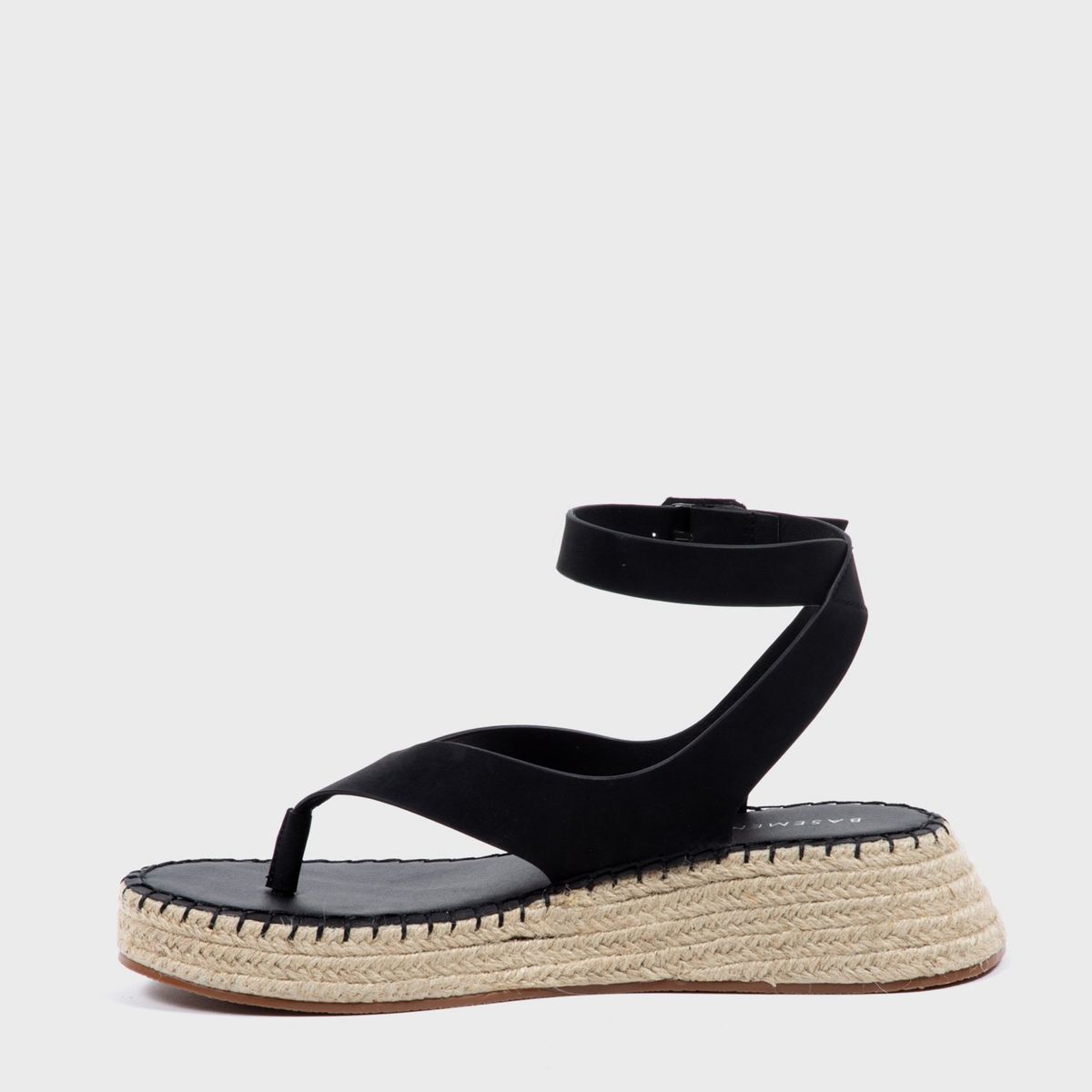 BASEMENT - Sandalia Mujer Negro Basement