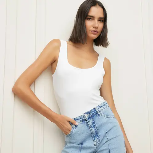 BASEMENT - Polera Sin Mangas Mujer