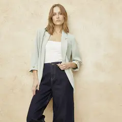 BASEMENT - Blazer Recto Mujer