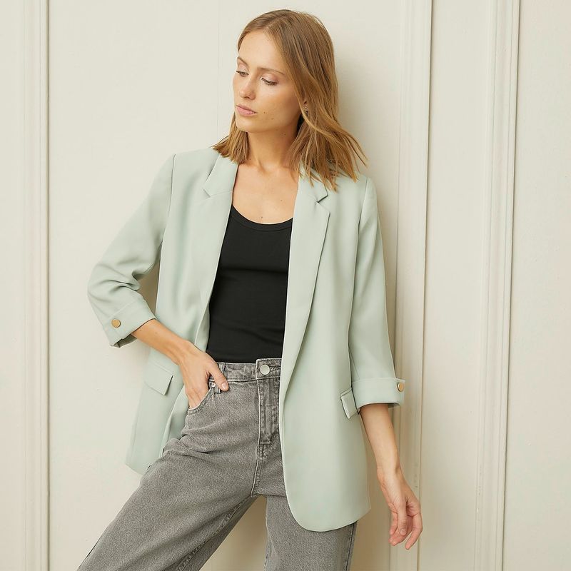 BASEMENT - Blazer Recto Mujer Basement