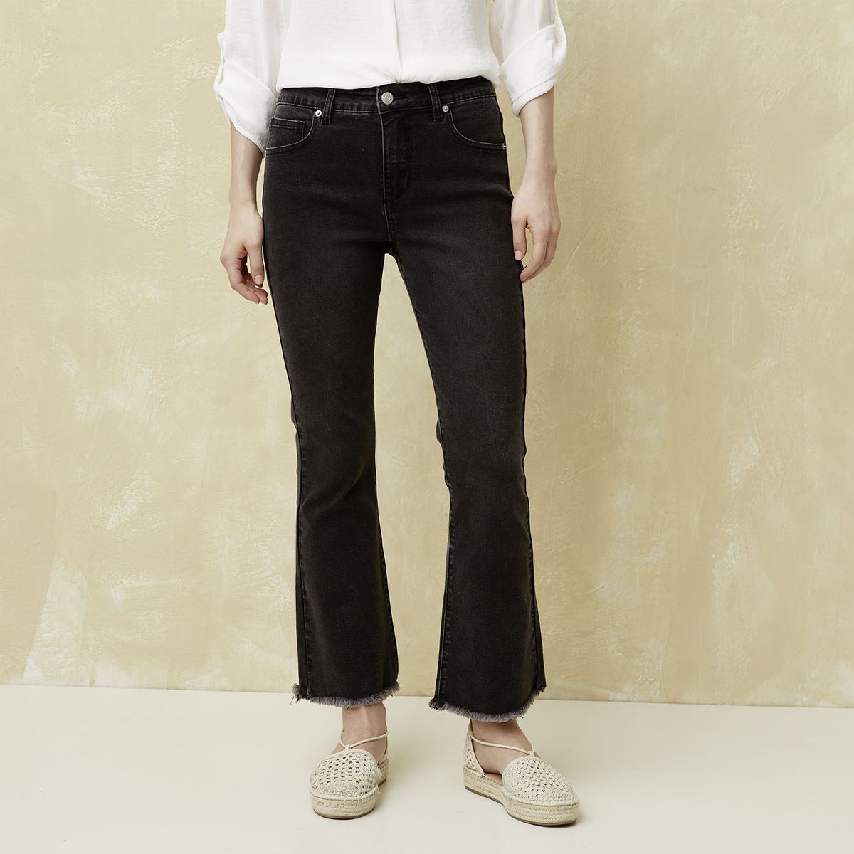 UNIVERSITY CLUB - Jeans Flare Tiro Alto Mujer University Club