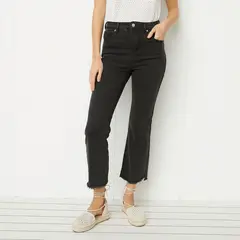 UNIVERSITY CLUB - Jeans Cropped Tiro Alto Mujer