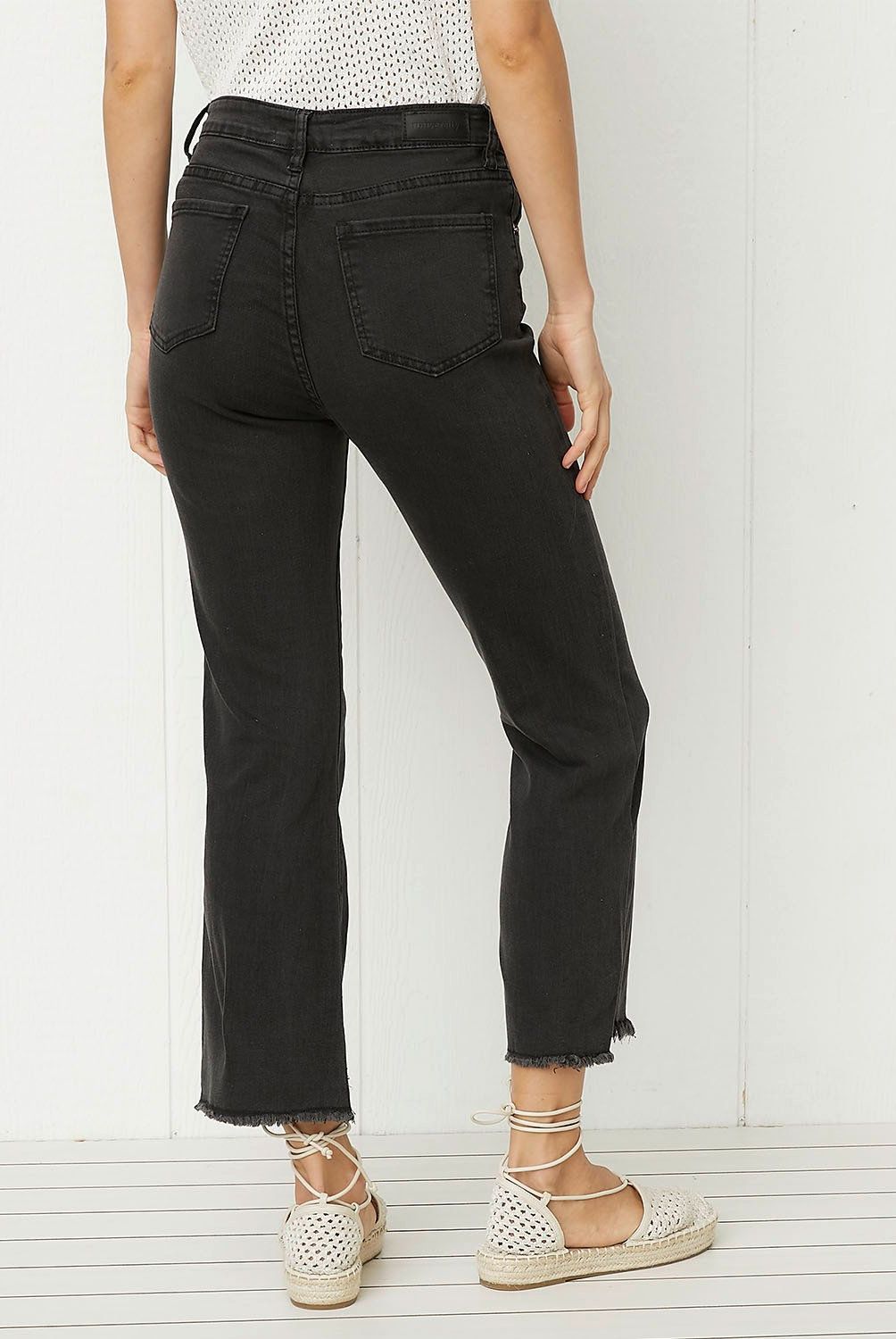UNIVERSITY CLUB - Jeans Cropped Tiro Alto Mujer University Club