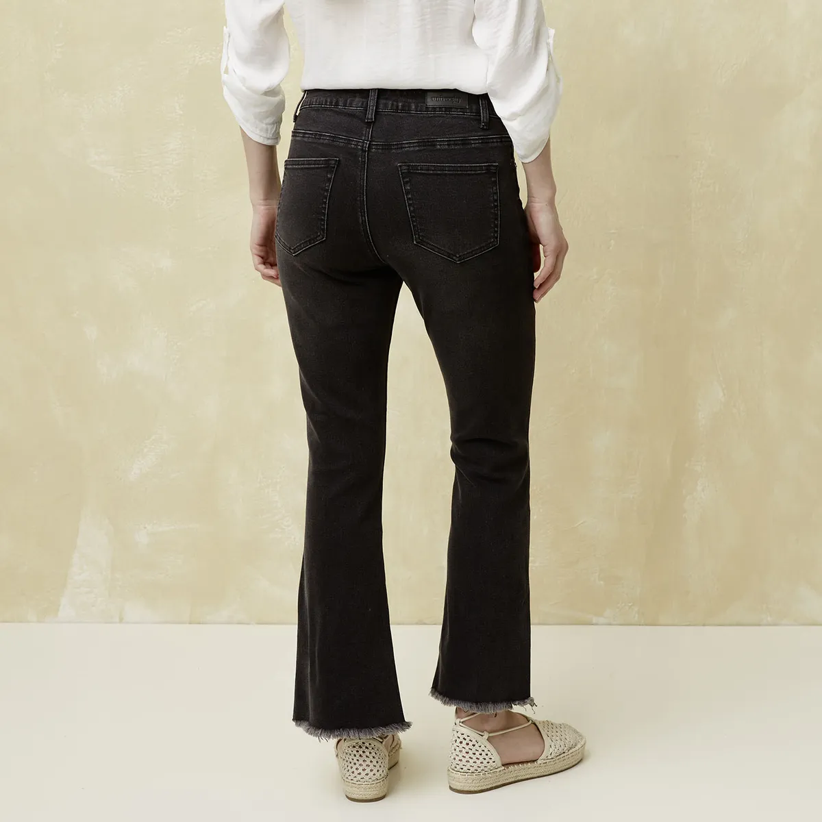 UNIVERSITY CLUB - Jeans Flare Tiro Alto Mujer University Club