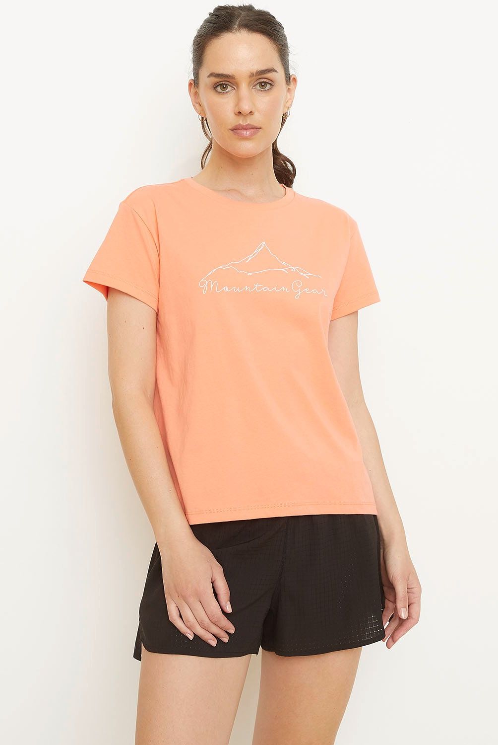 MOUNTAIN GEAR - Polera Mujer Mountain Gear Algodón Manga Corta