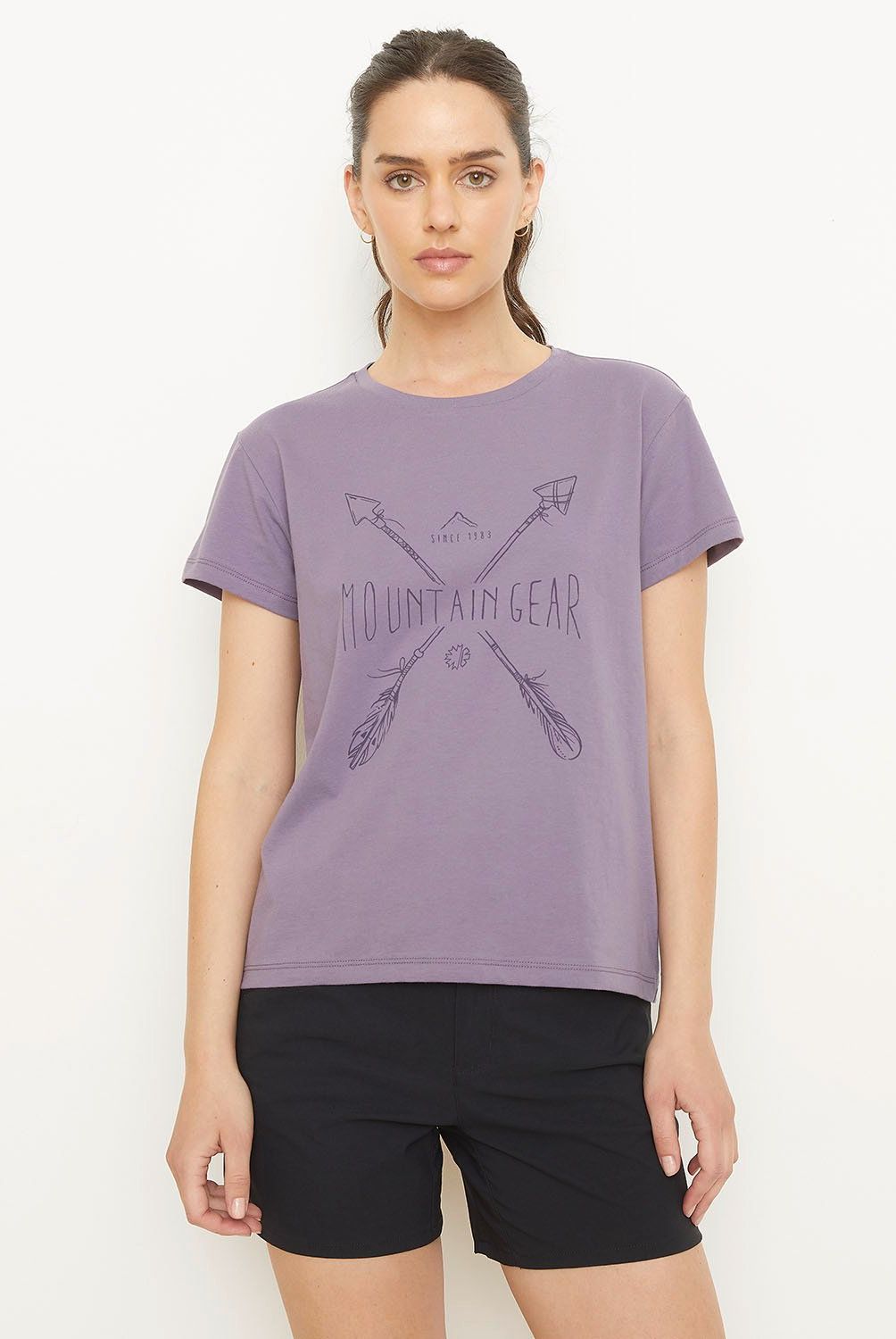 MOUNTAIN GEAR - Polera Mujer Mountain Gear Algodón Manga Corta