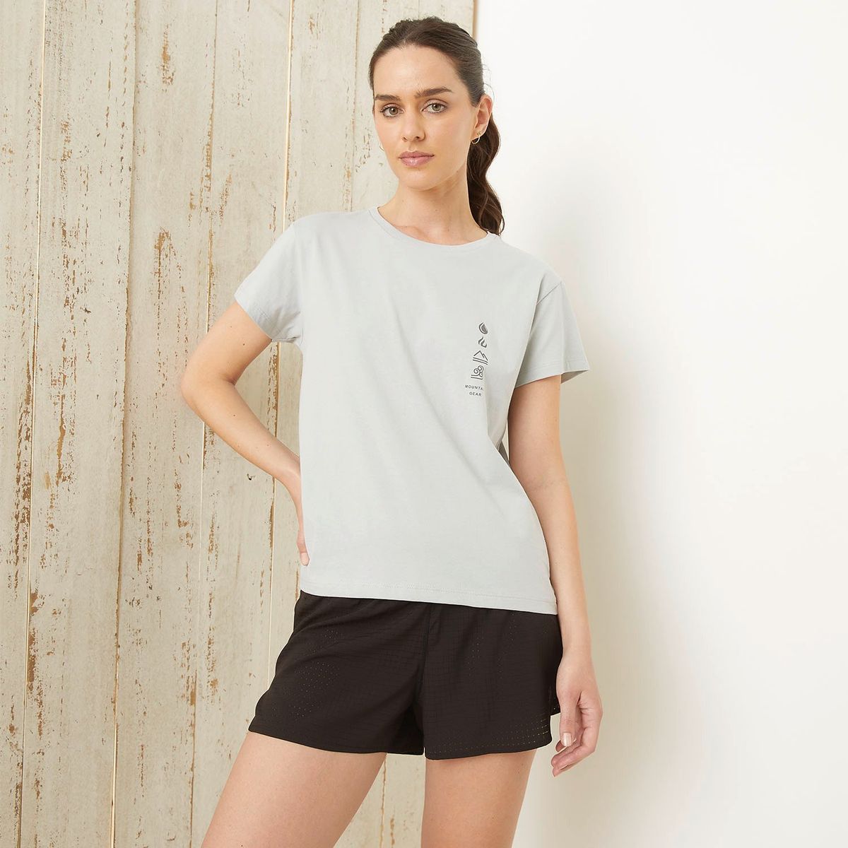 MOUNTAIN GEAR - Polera Mujer Mountain Gear Algodón Manga Corta