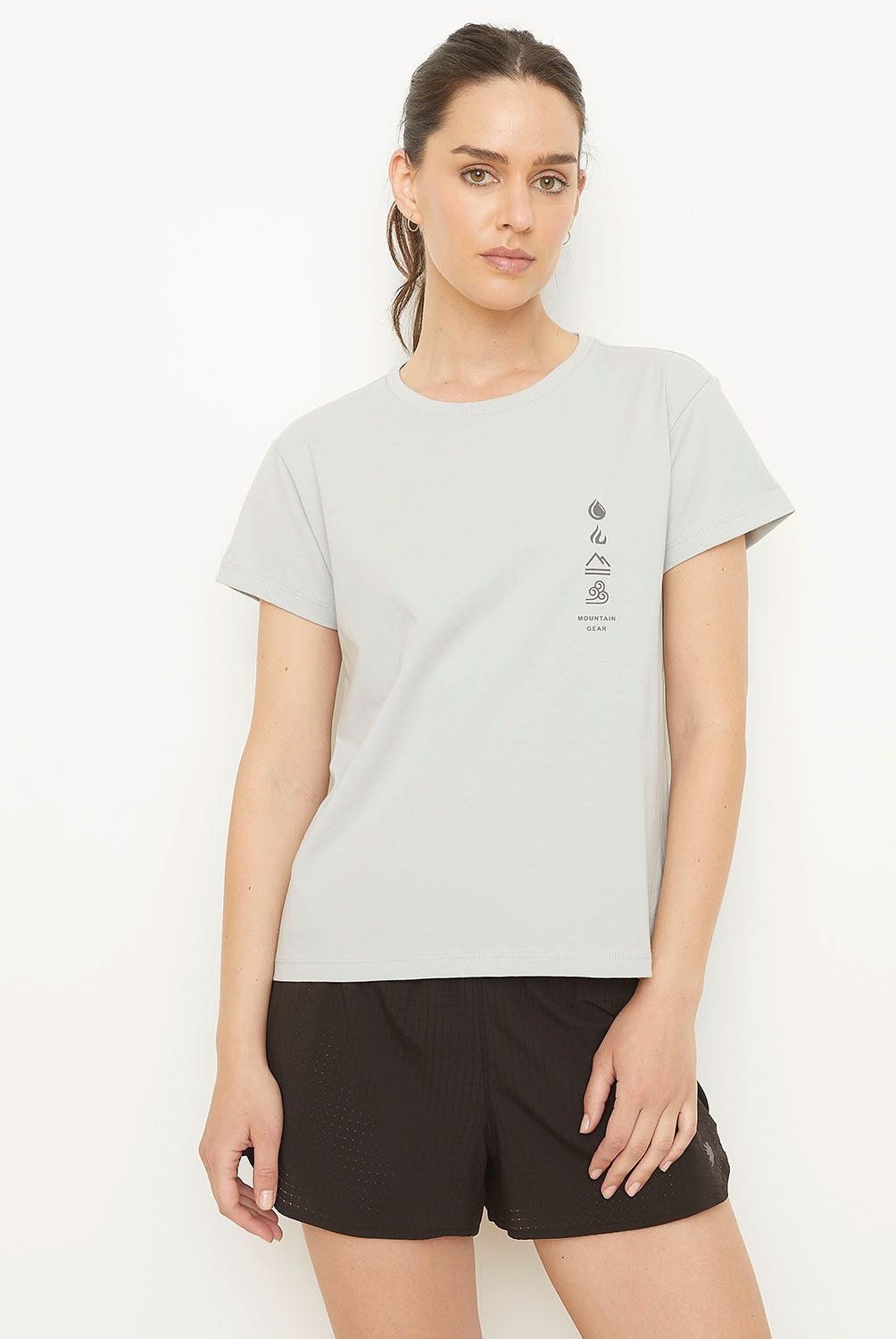 MOUNTAIN GEAR - Polera Mujer Mountain Gear Algodón Manga Corta