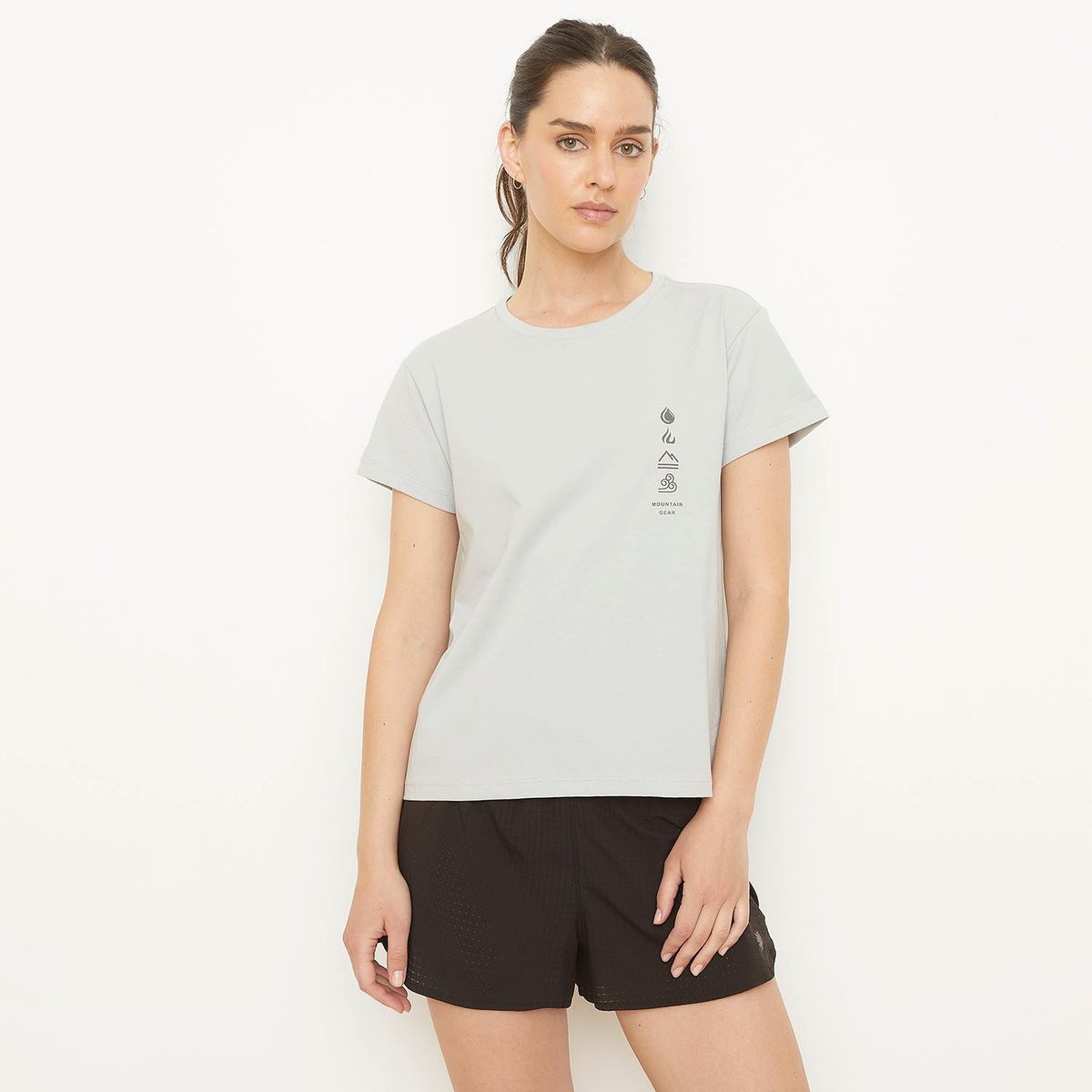 MOUNTAIN GEAR - Polera Mujer Mountain Gear Algodón Manga Corta