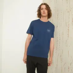 MOUNTAIN GEAR - Polera Deportiva Algodón Manga Corta Hombre