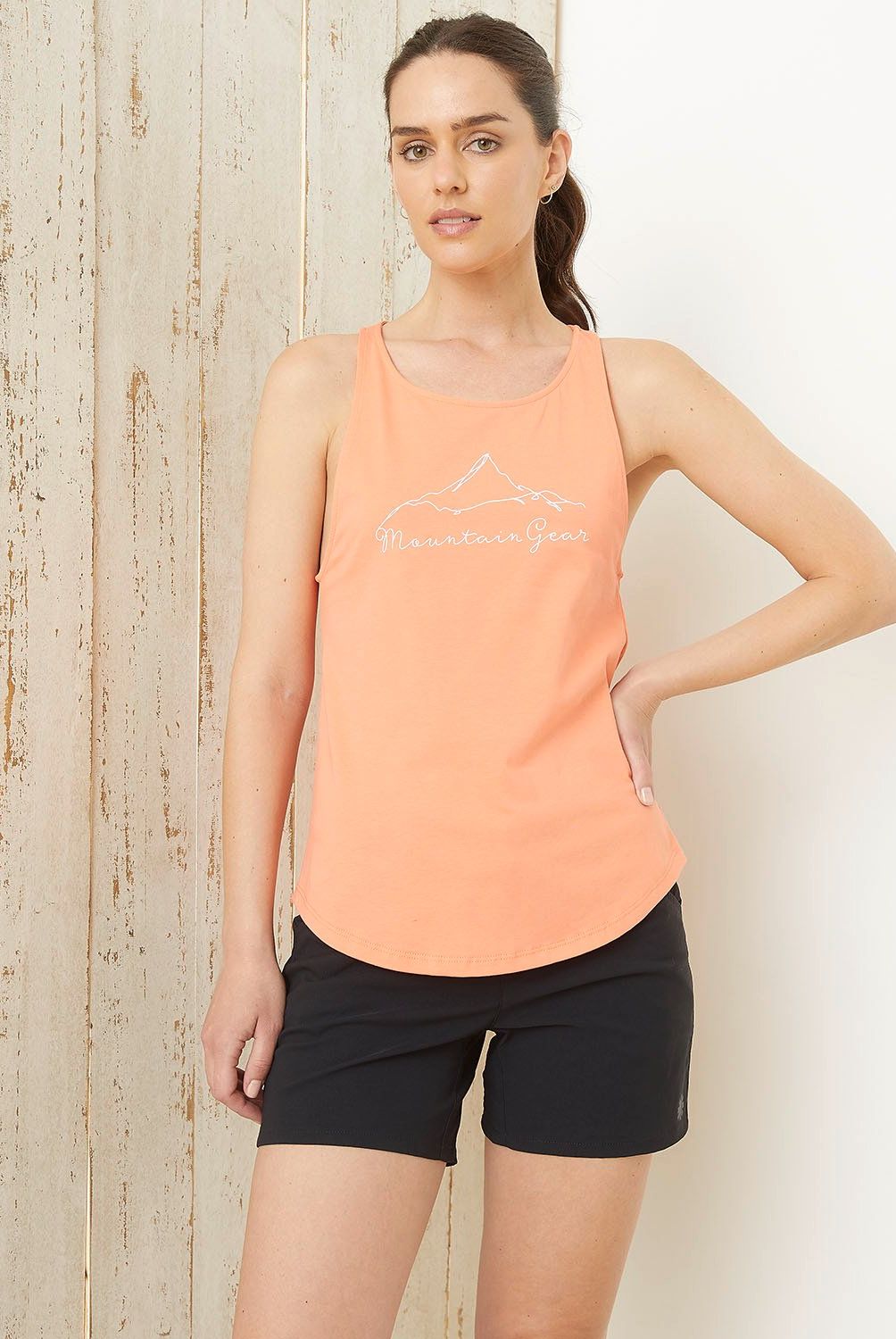 MOUNTAIN GEAR - Polera Sin Mangas Mountain Gear Algodón Mujer Deportiva