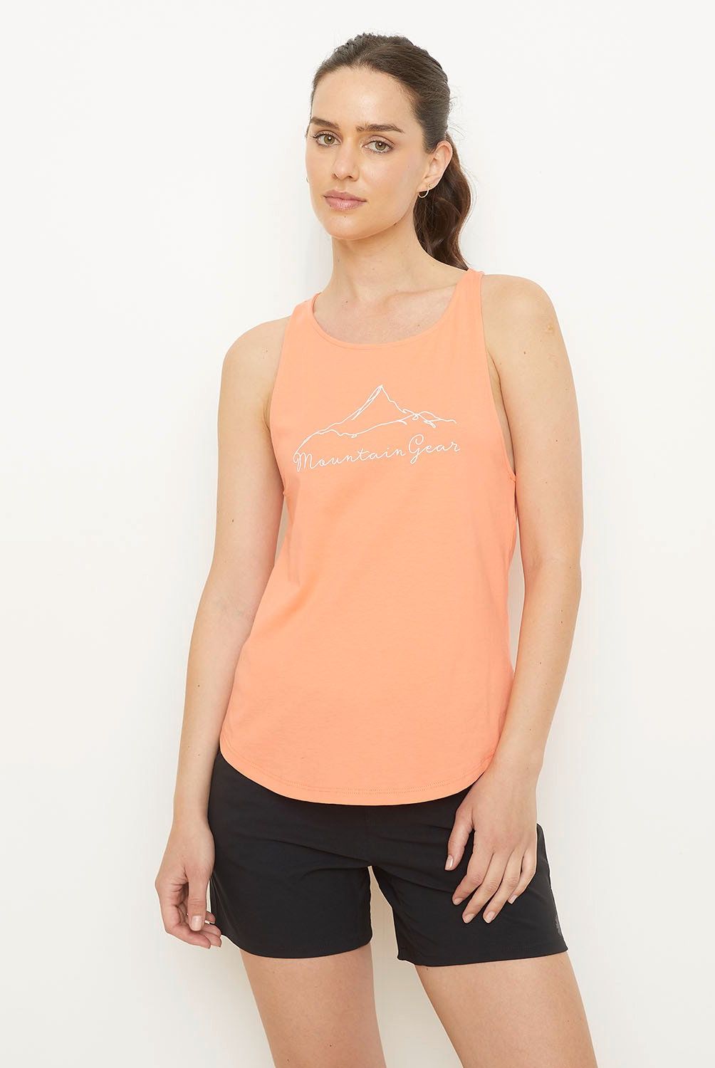 MOUNTAIN GEAR - Polera Sin Mangas Mountain Gear Algodón Mujer Deportiva