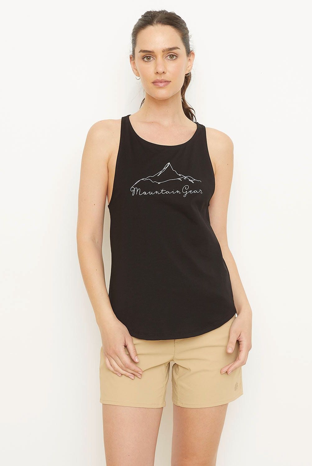MOUNTAIN GEAR - Polera Sin Mangas Mountain Gear Mujer 100% Algodón
