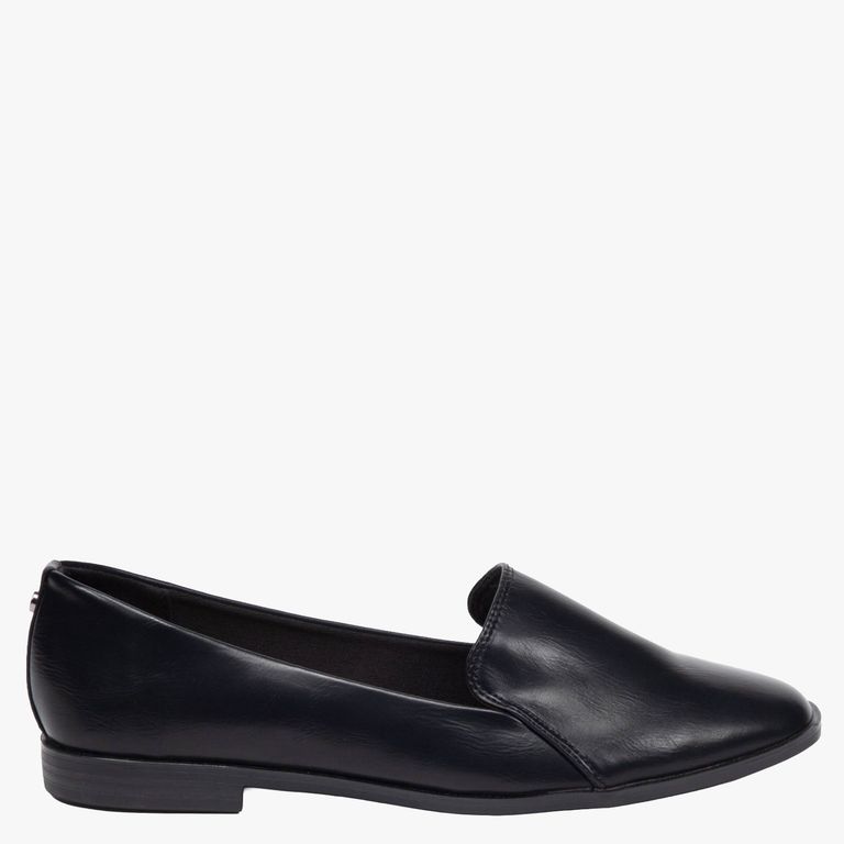 Mocasines Mujer Punta Negra