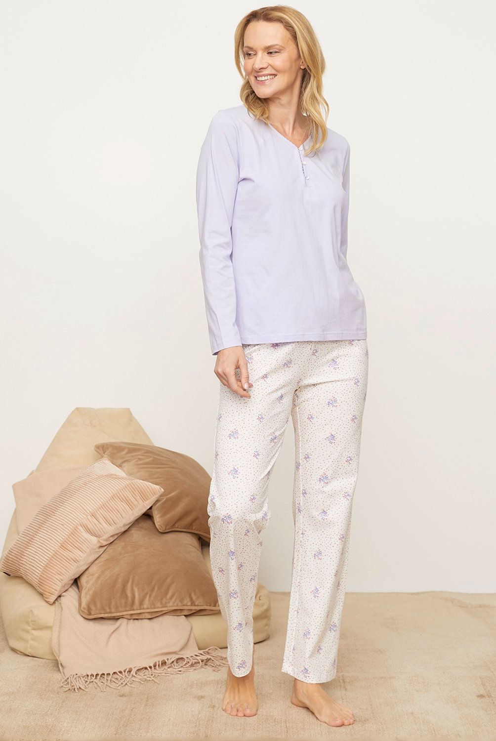 S COCCI - Pijama Algodón Mujer S Cocci Manga Larga