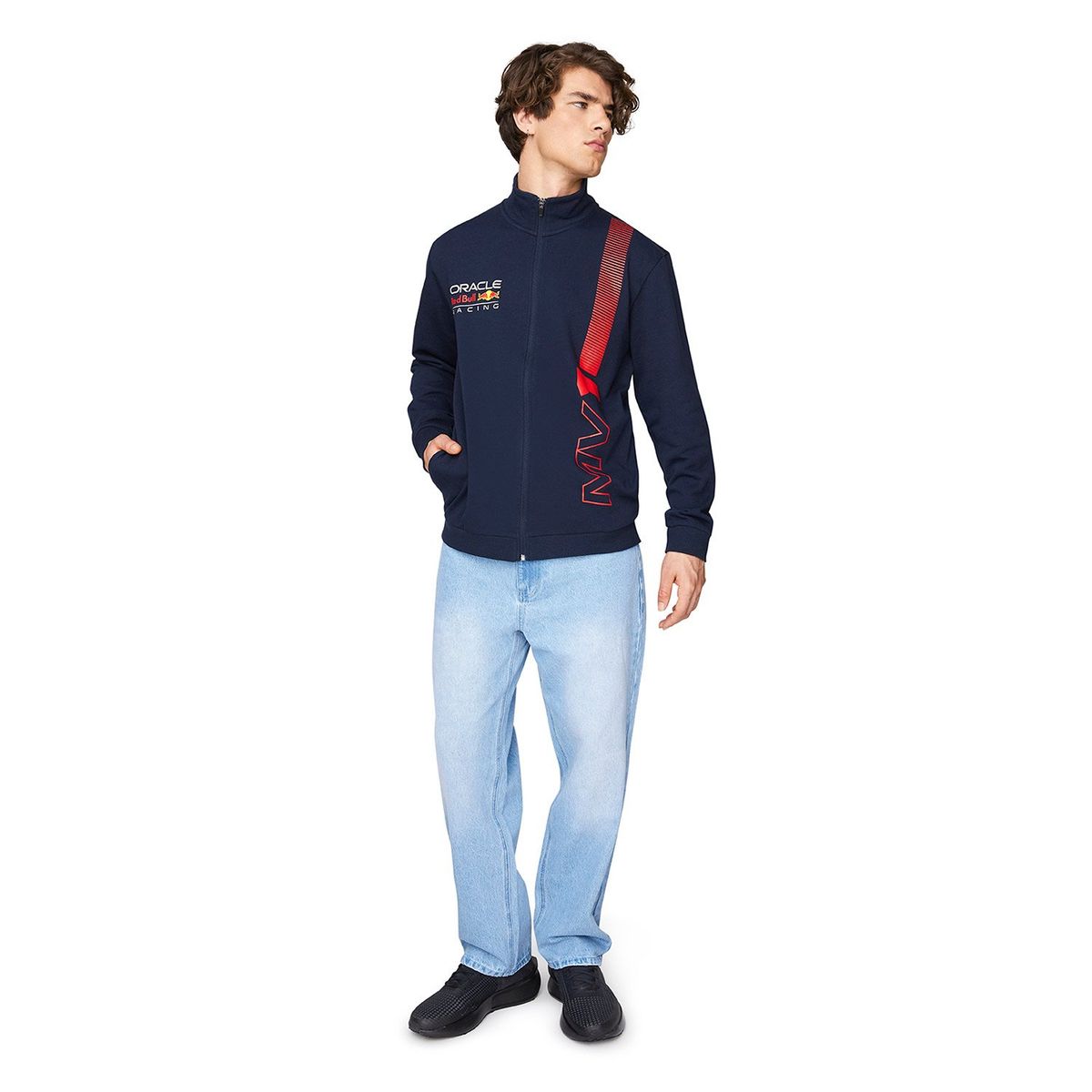 RED BULL - Polerón Algodón Hombre Racing F1 Red Bull