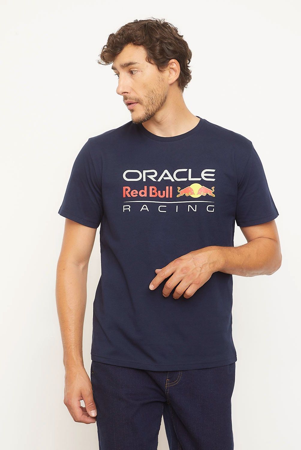 RED BULL - Polera Manga Corta Racing F1 Unisex Red Bull