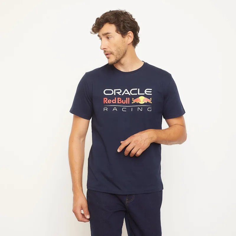 RED BULL - Polera Manga Corta Racing F1 Unisex Red Bull