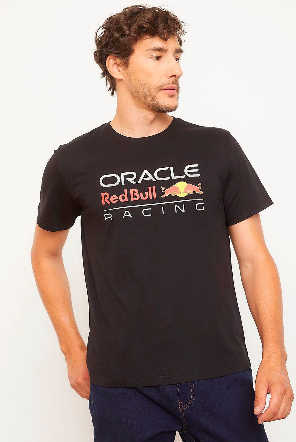 RED BULL - Polera Manga Corta Racing F1 Unisex Red Bull