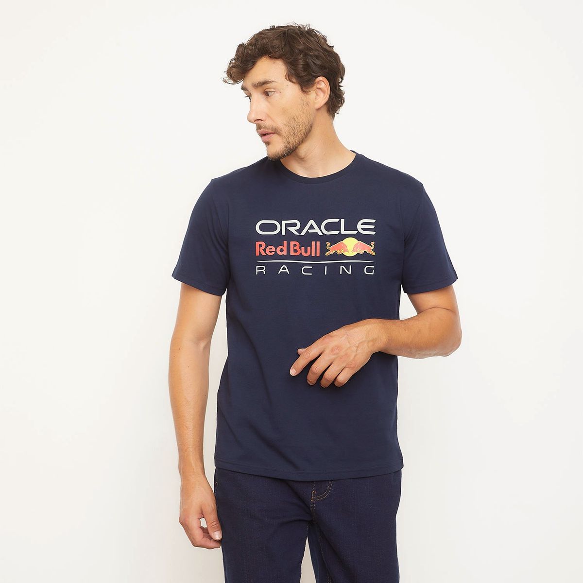 RED BULL - Polera Manga Corta Racing F1 Unisex Red Bull