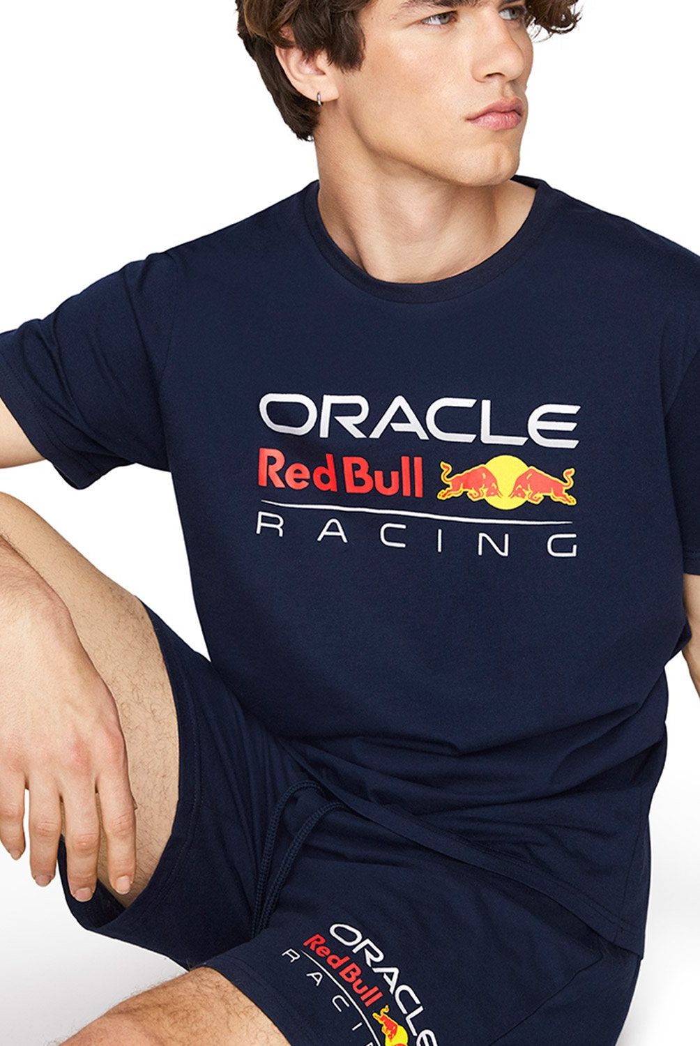 RED BULL - Pijama Corto Hombre Racing F1 Red Bull
