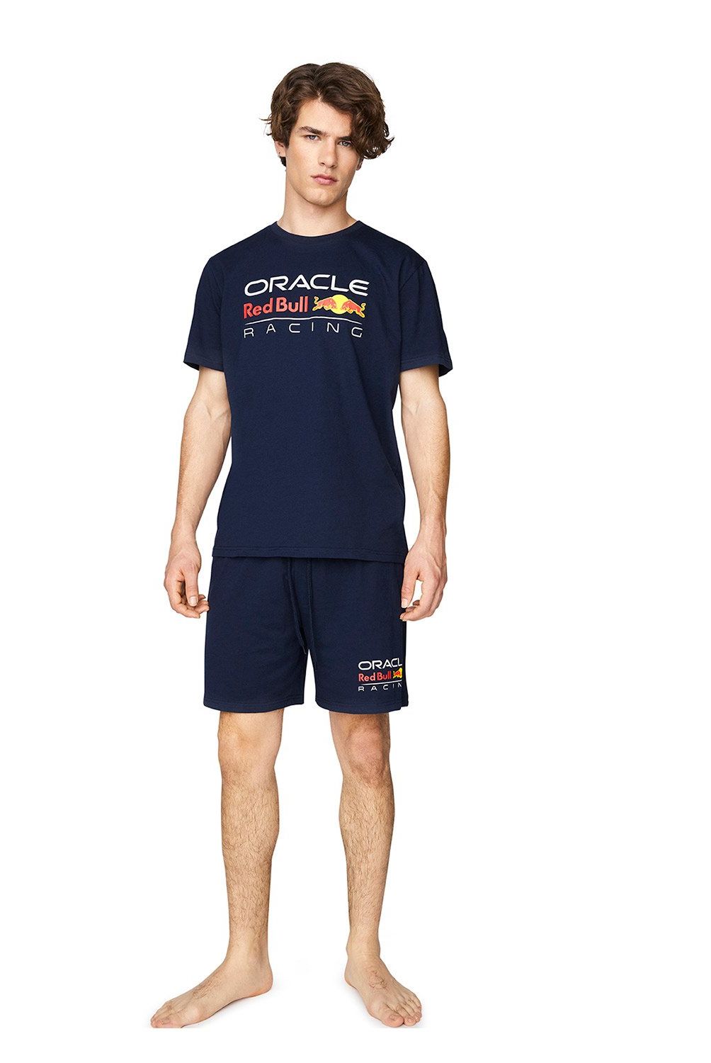 RED BULL - Pijama Corto Hombre Racing F1 Red Bull