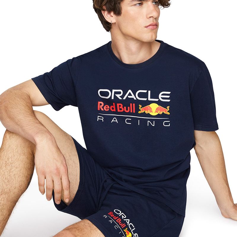 RED BULL - Pijama Corto Hombre Racing F1 Red Bull