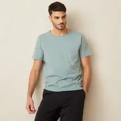 BASEMENT - Polera Manga Corta Regular Fit Hombre Algodón