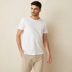 BASEMENT - Polera Manga Corta Regular Fit Hombre Algodón